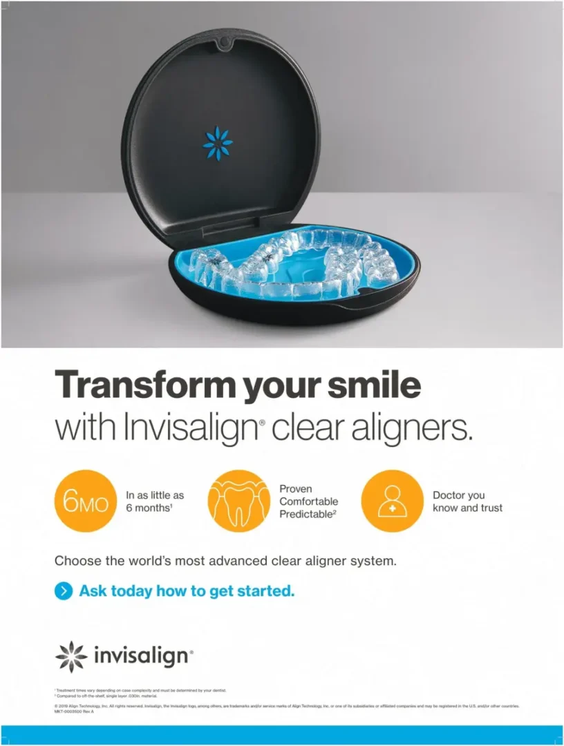 Invisalign clear aligners